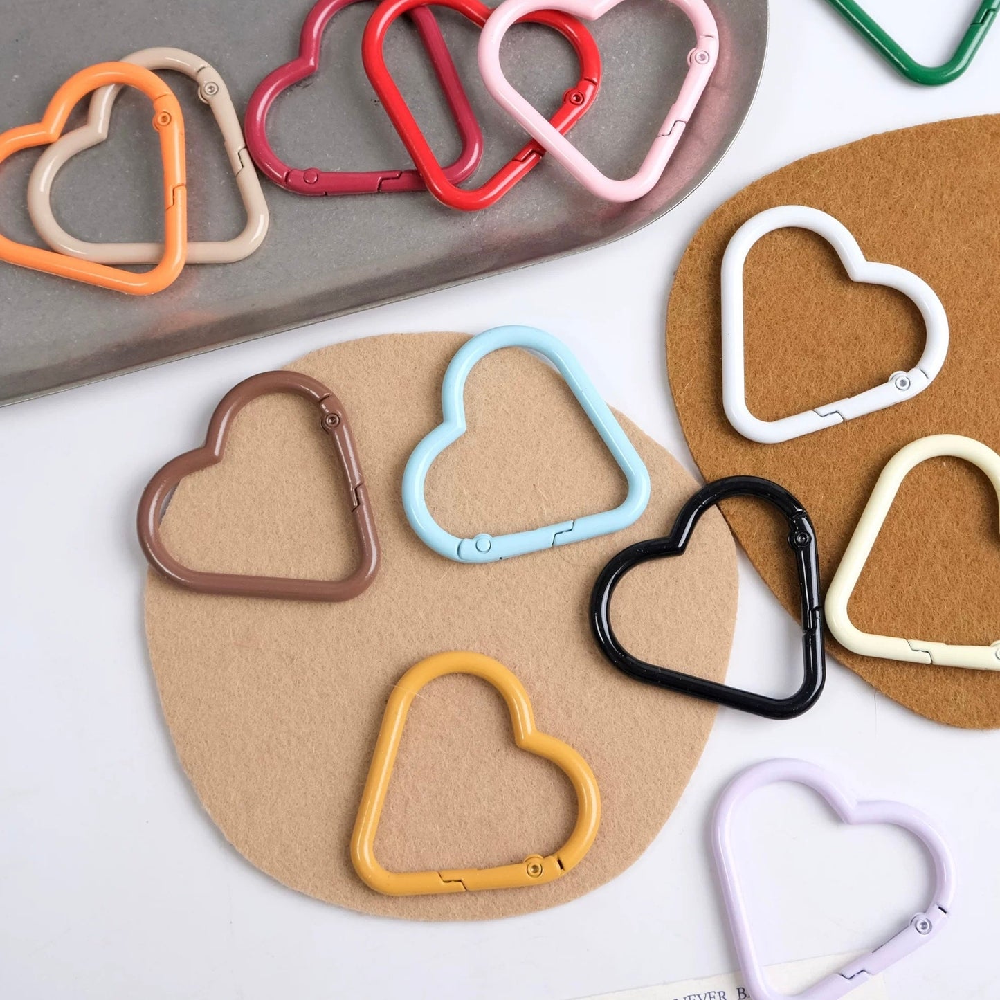 Large Heart-Shaped Keychain