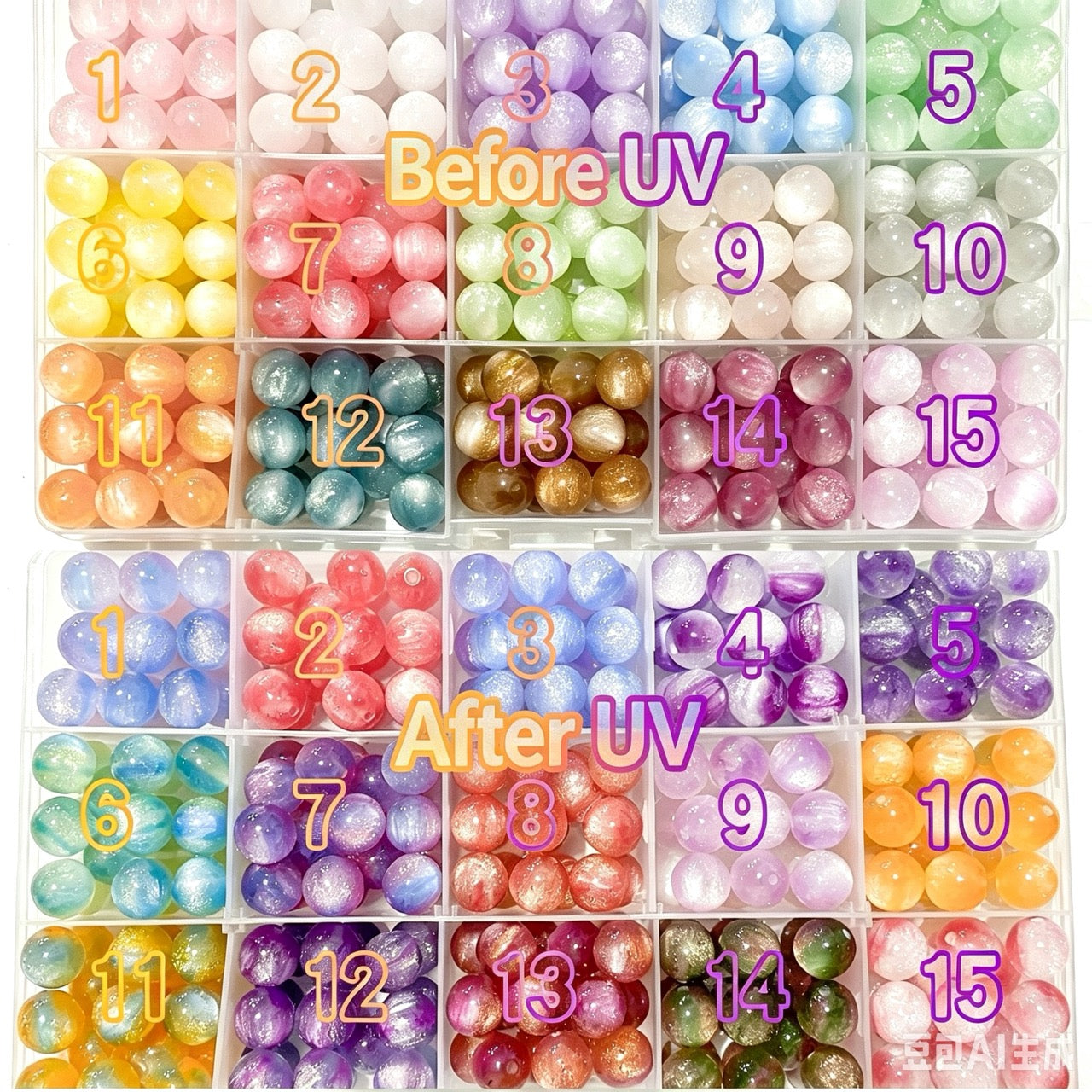 Light-changing beads - DIY jewelry accessories