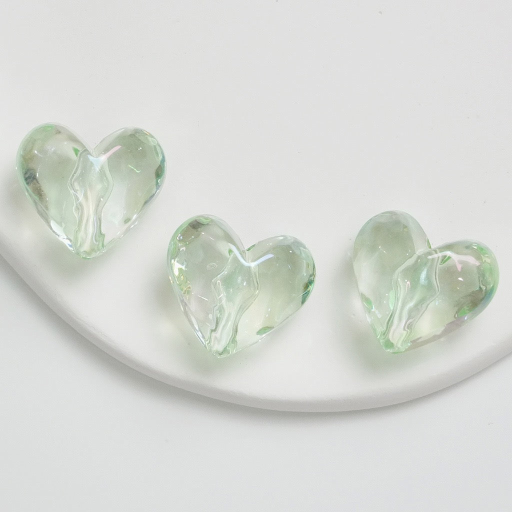 Transparent Star-Shaped Heart-Shaped Beads