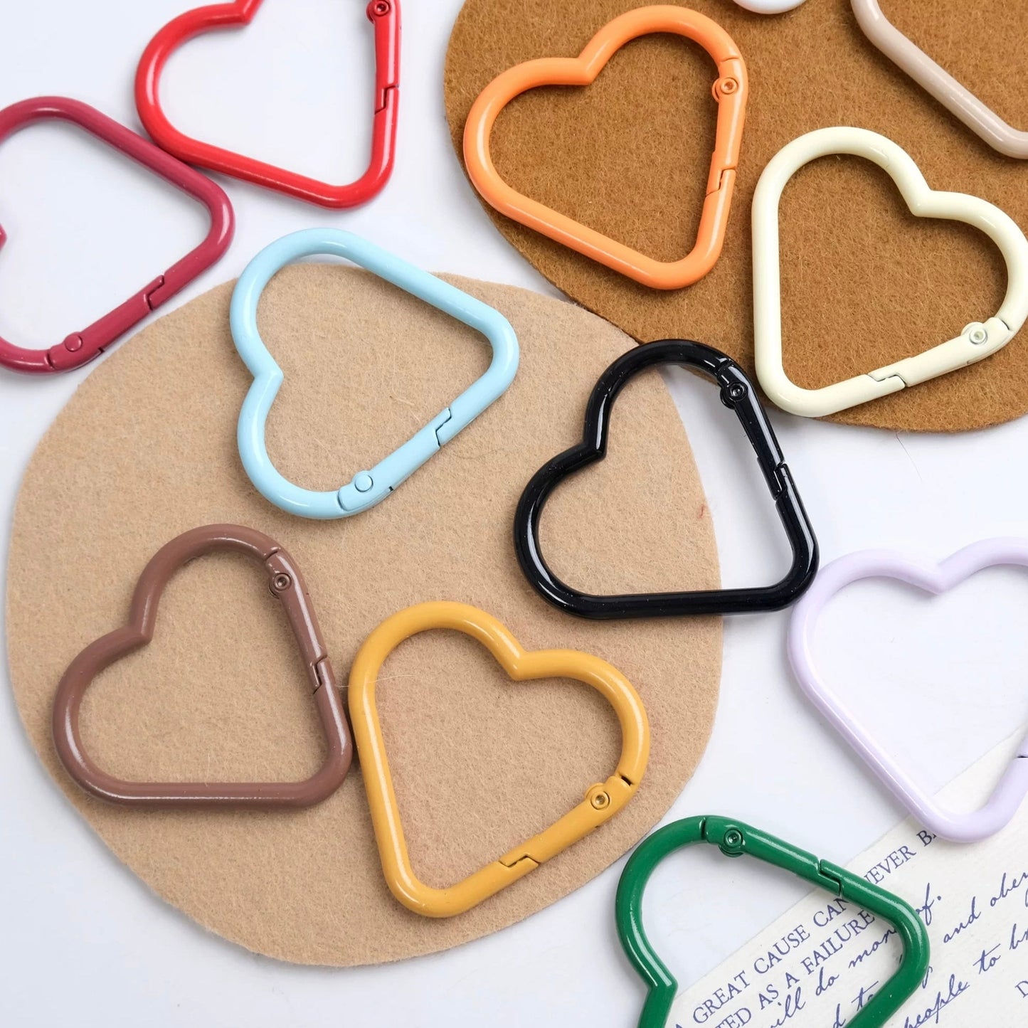 Large Heart-Shaped Keychain