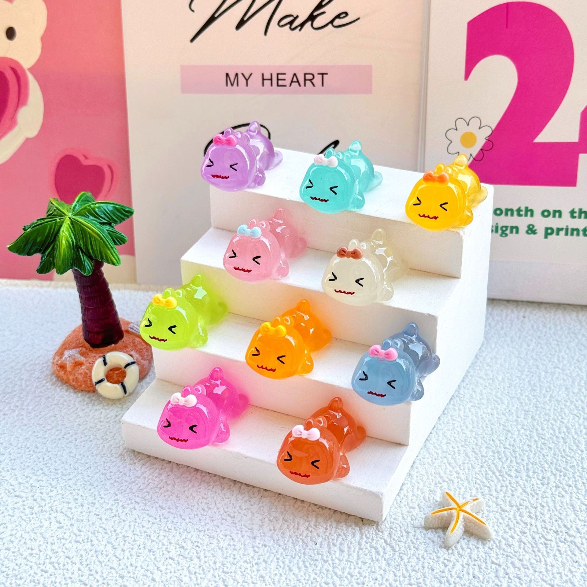 Glow-In-The-Dark Dinosaur Charm