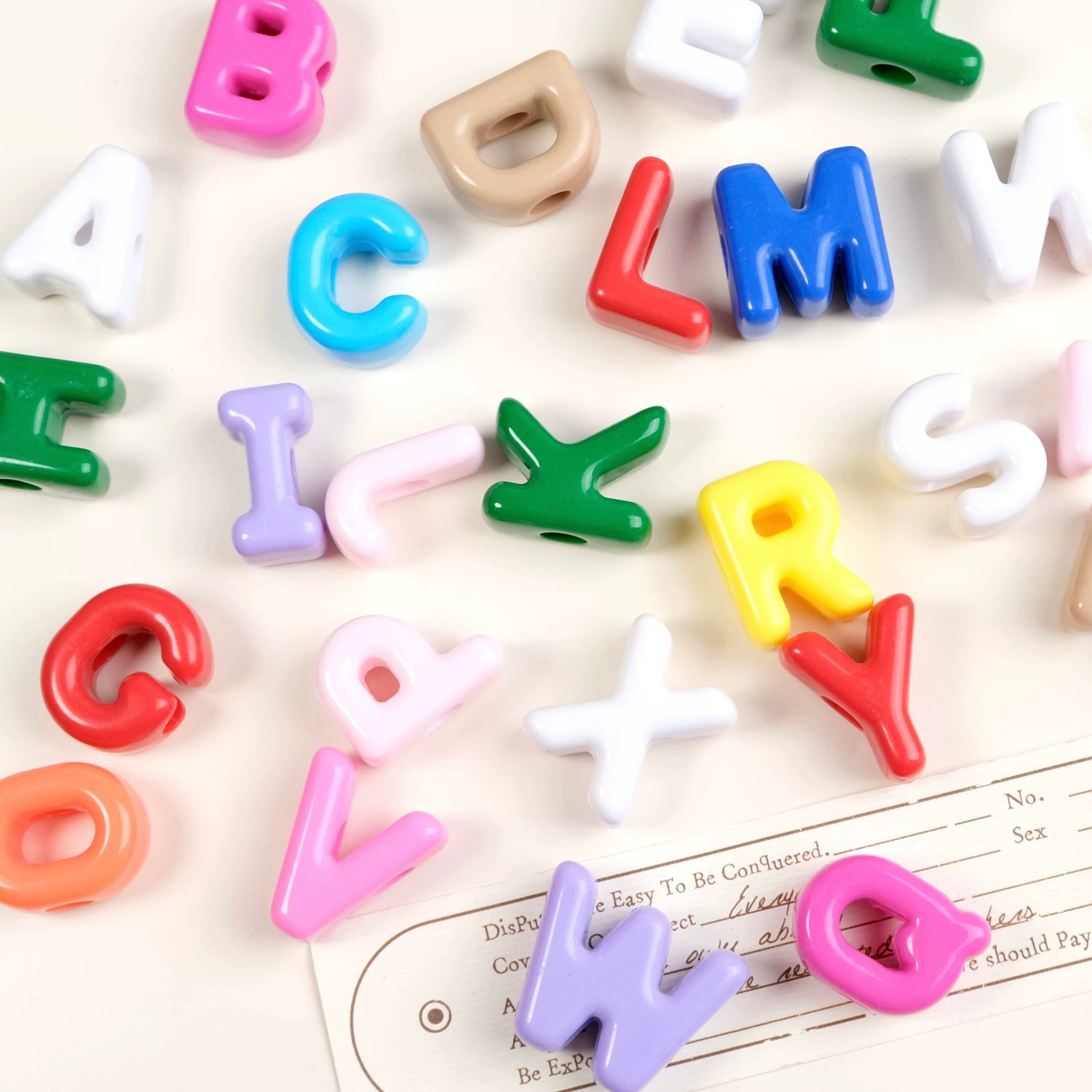 Alphabet Beads