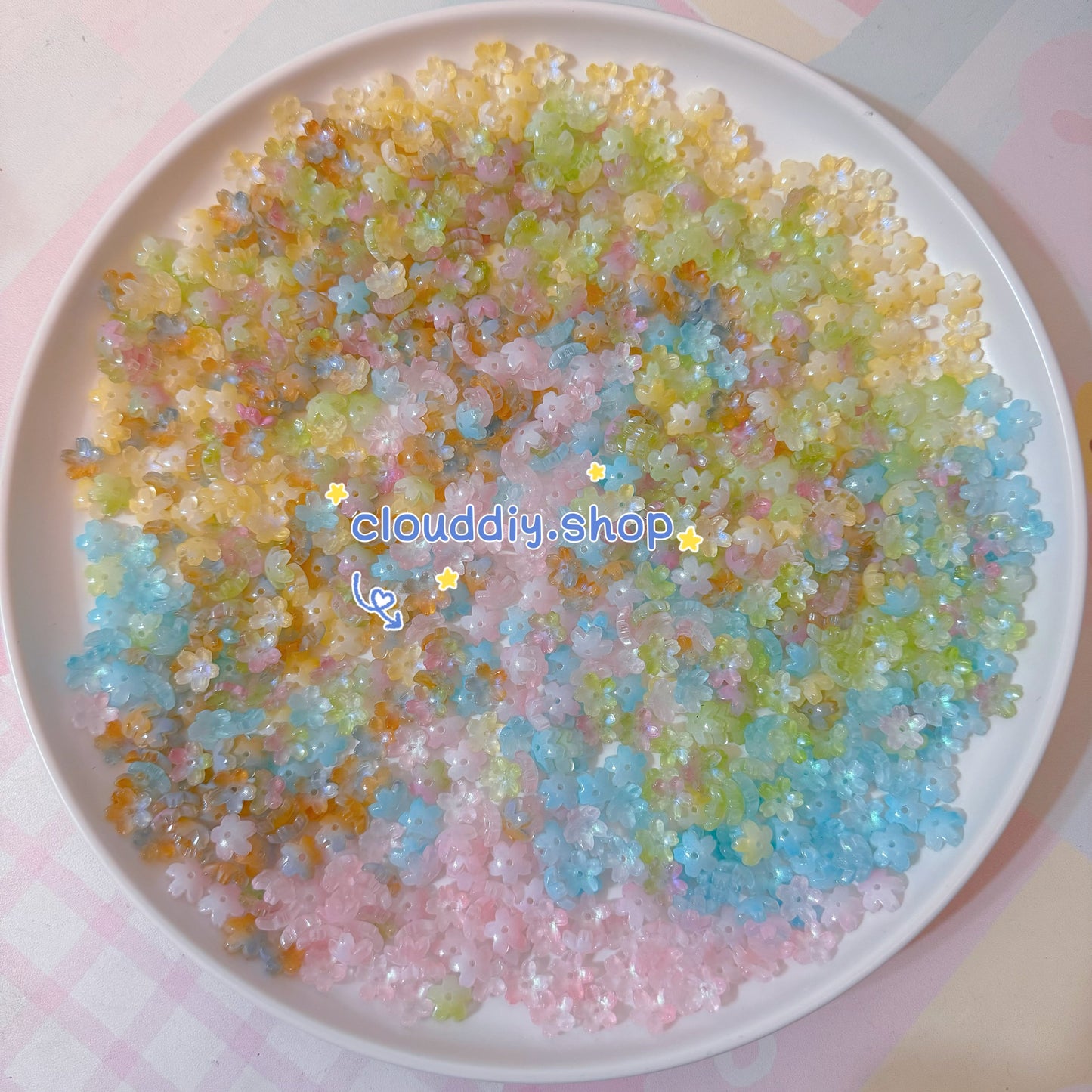 Flower-Shaped Beads