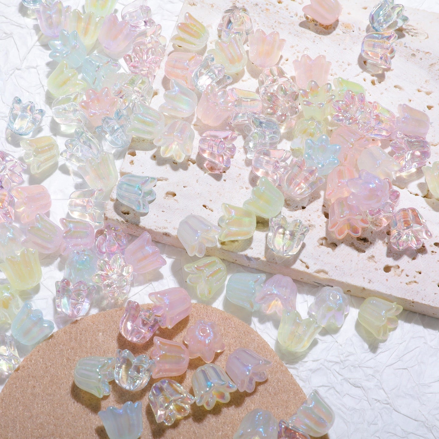 Flower-Shaped Beads
