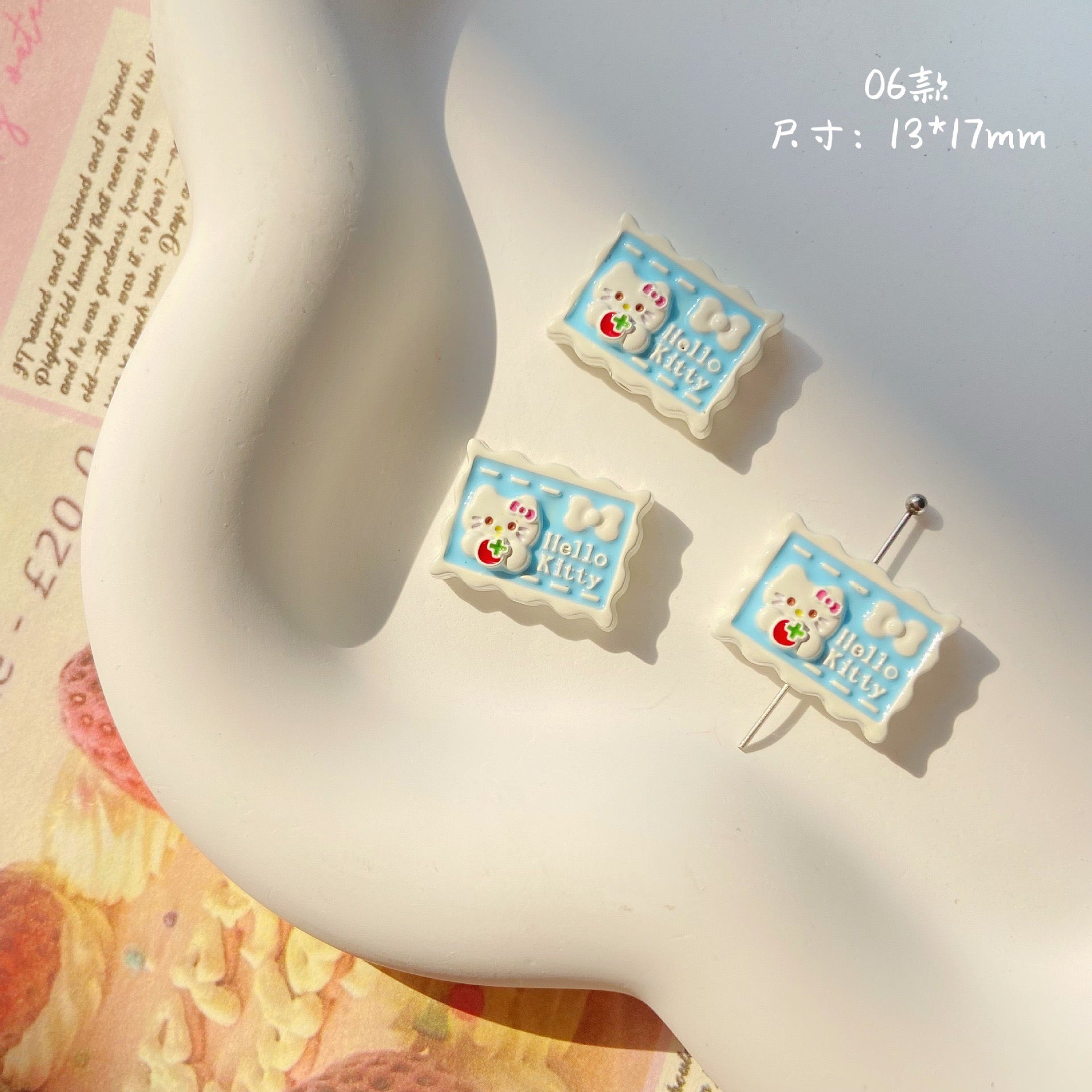 Alloy Hello Kitty Beads