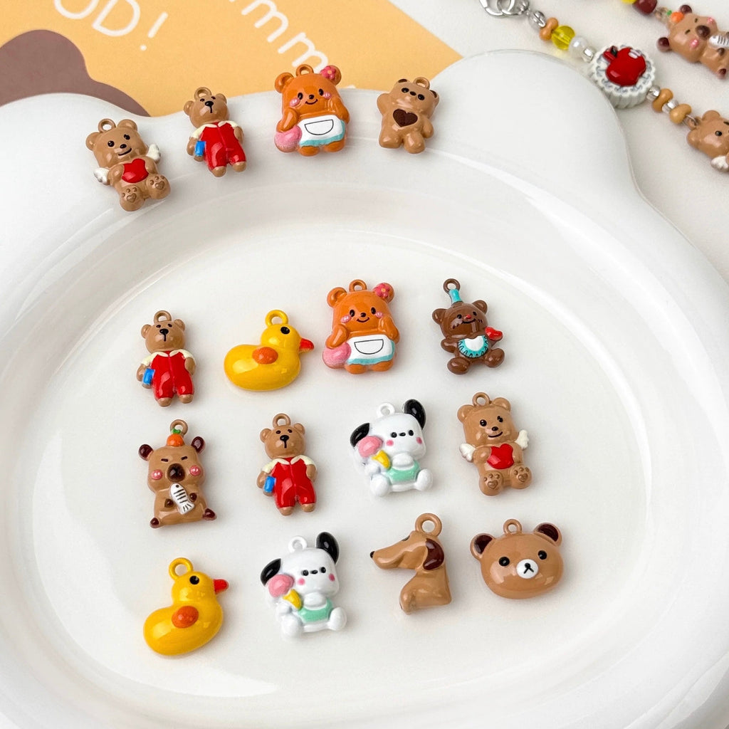 Alloy Little Bear Pendant