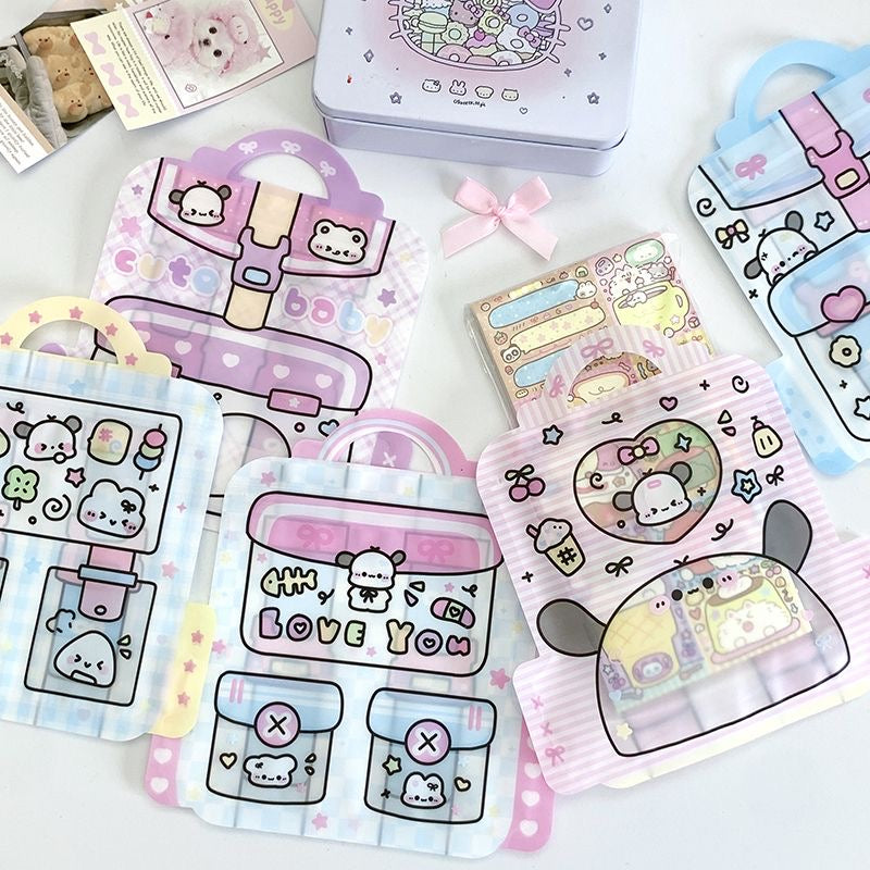 Cartoon Suitcase Ziploc Bag