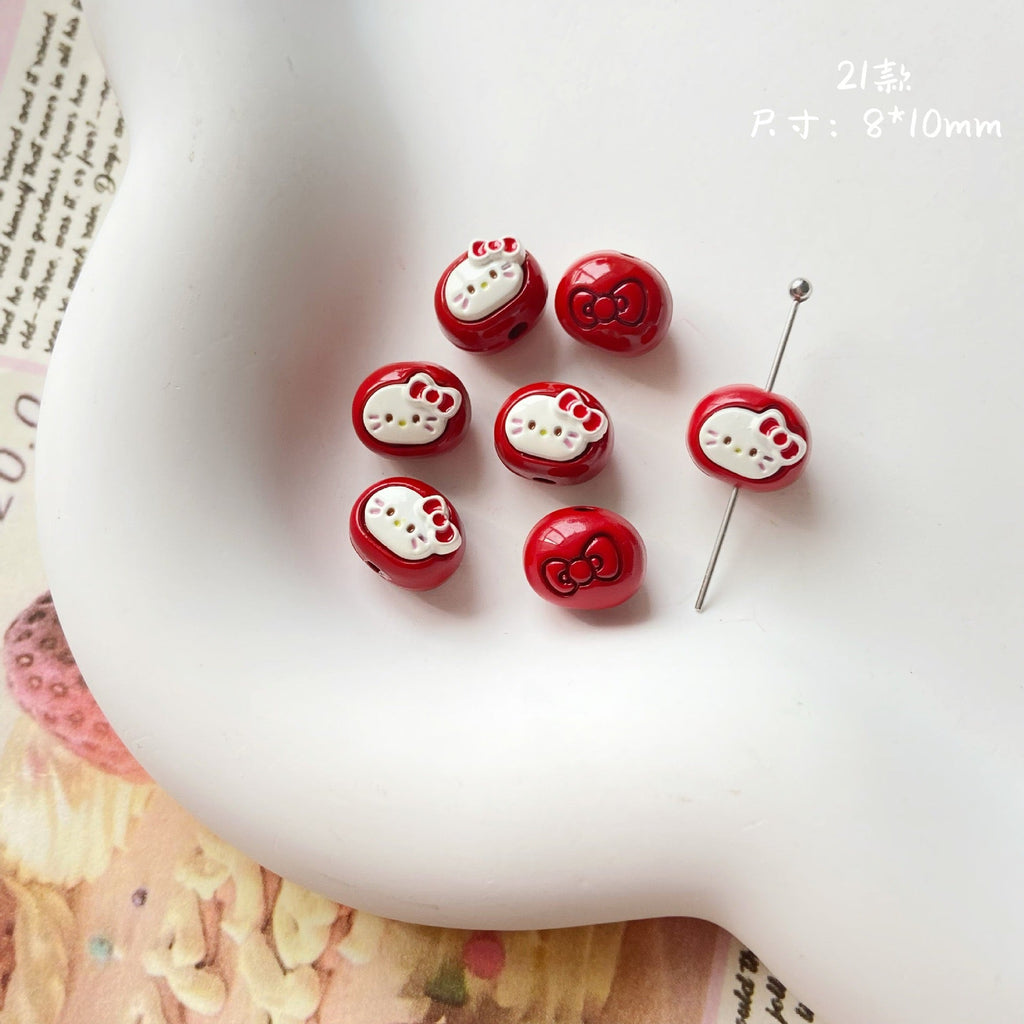 Alloy Hello Kitty Beads