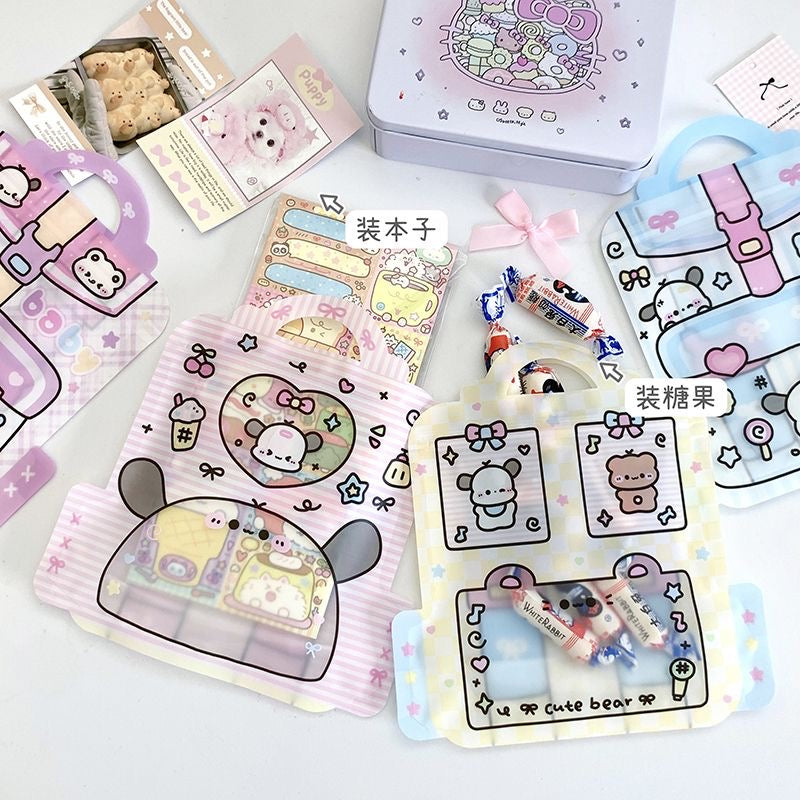 Cartoon Suitcase Ziploc Bag
