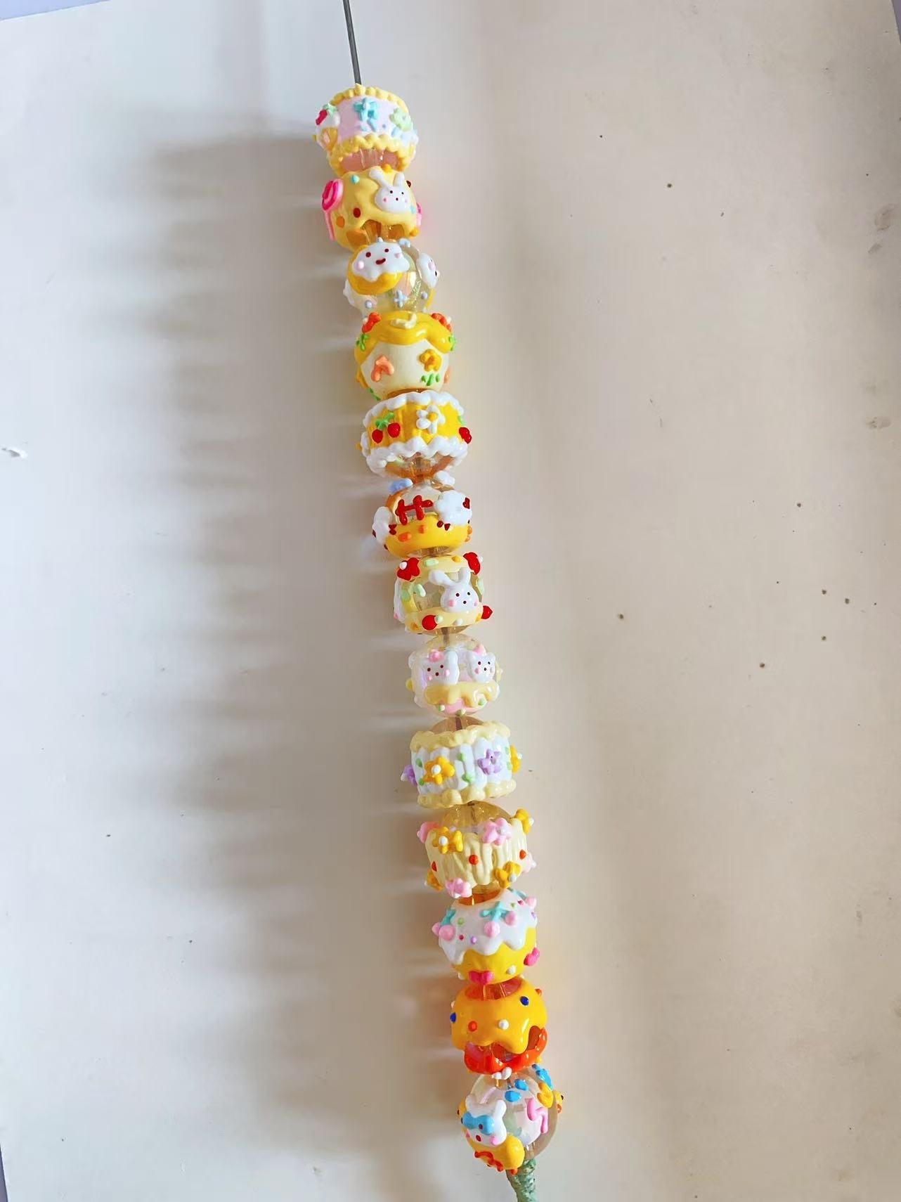 Hand-Painted Beads In Lovely Colors