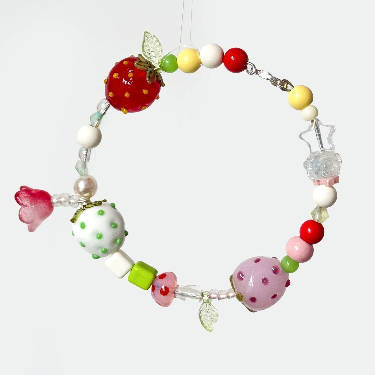 Strawberry Beaded String
