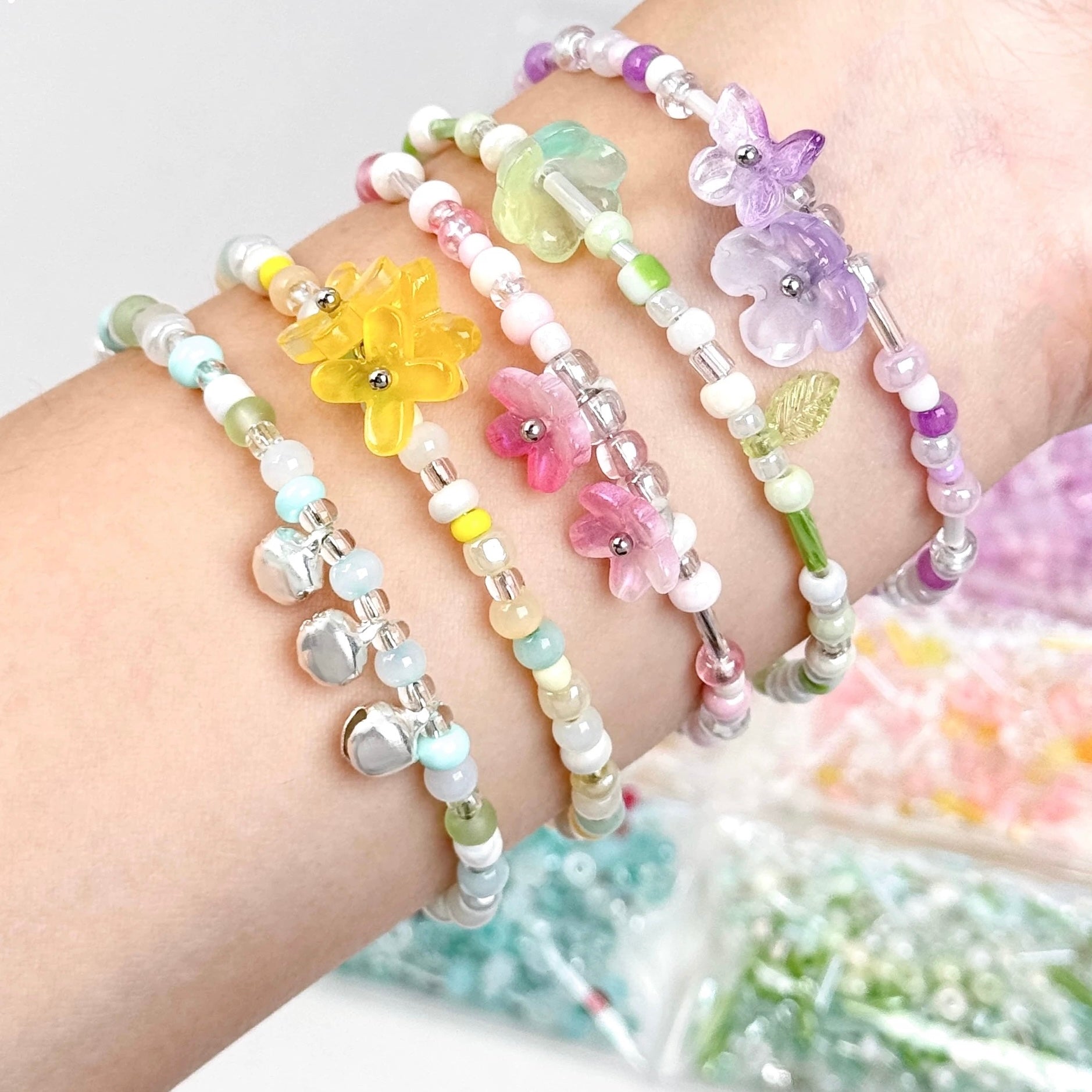 Summer Colorful Beaded String