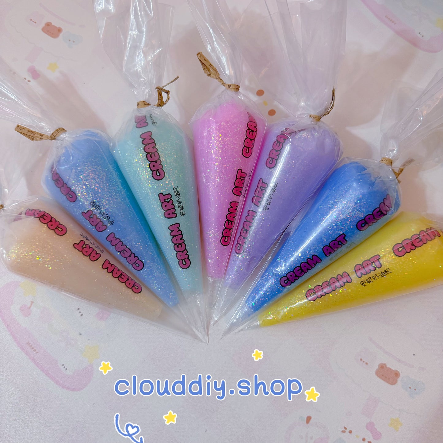Crystal Glitter Cream Glue