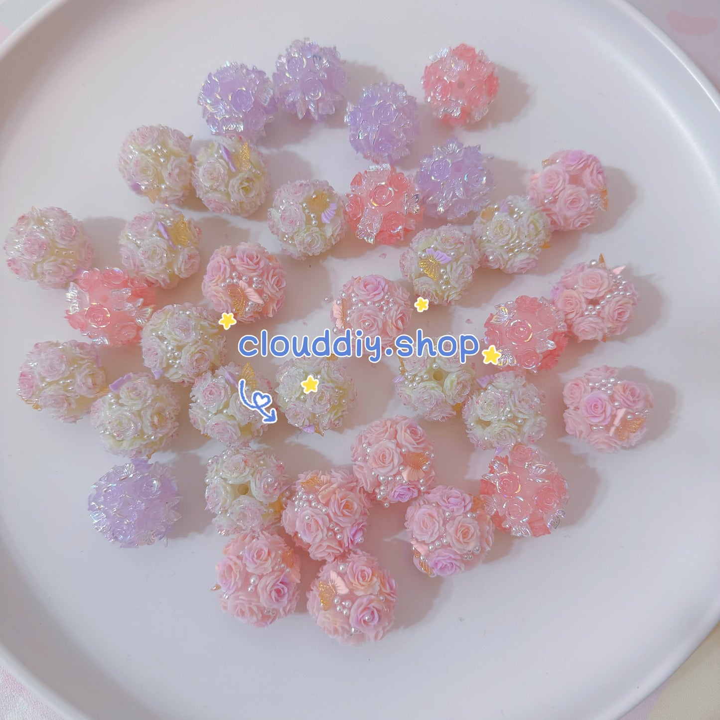 Flower Ball Beading
