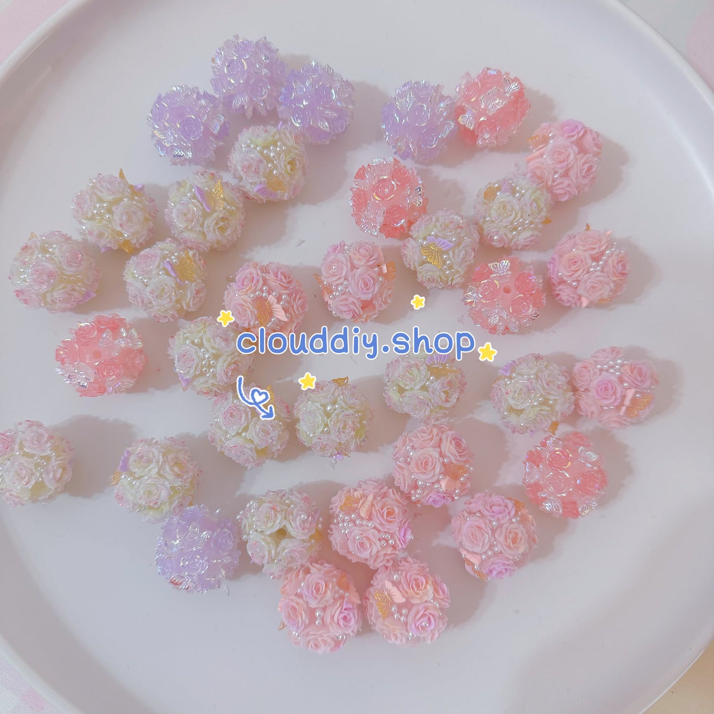 Flower Ball Beading