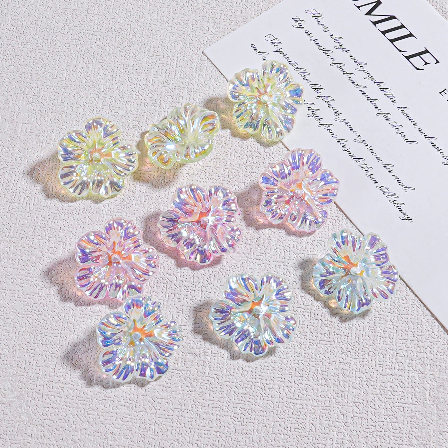 0.79‑Inch Hibiscus Flower DIY Jewelry Making Supplies