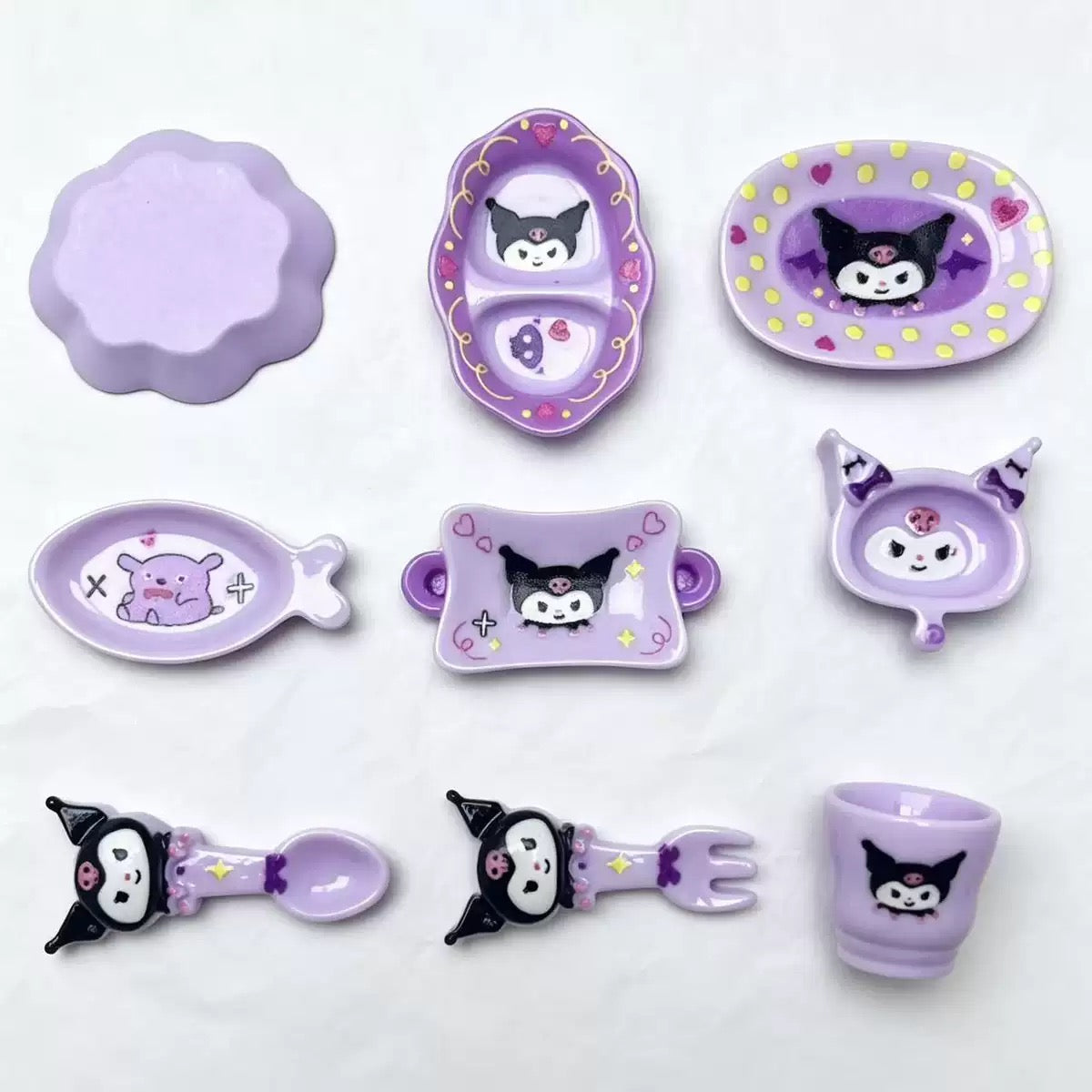 Cute cartoon mini tableware