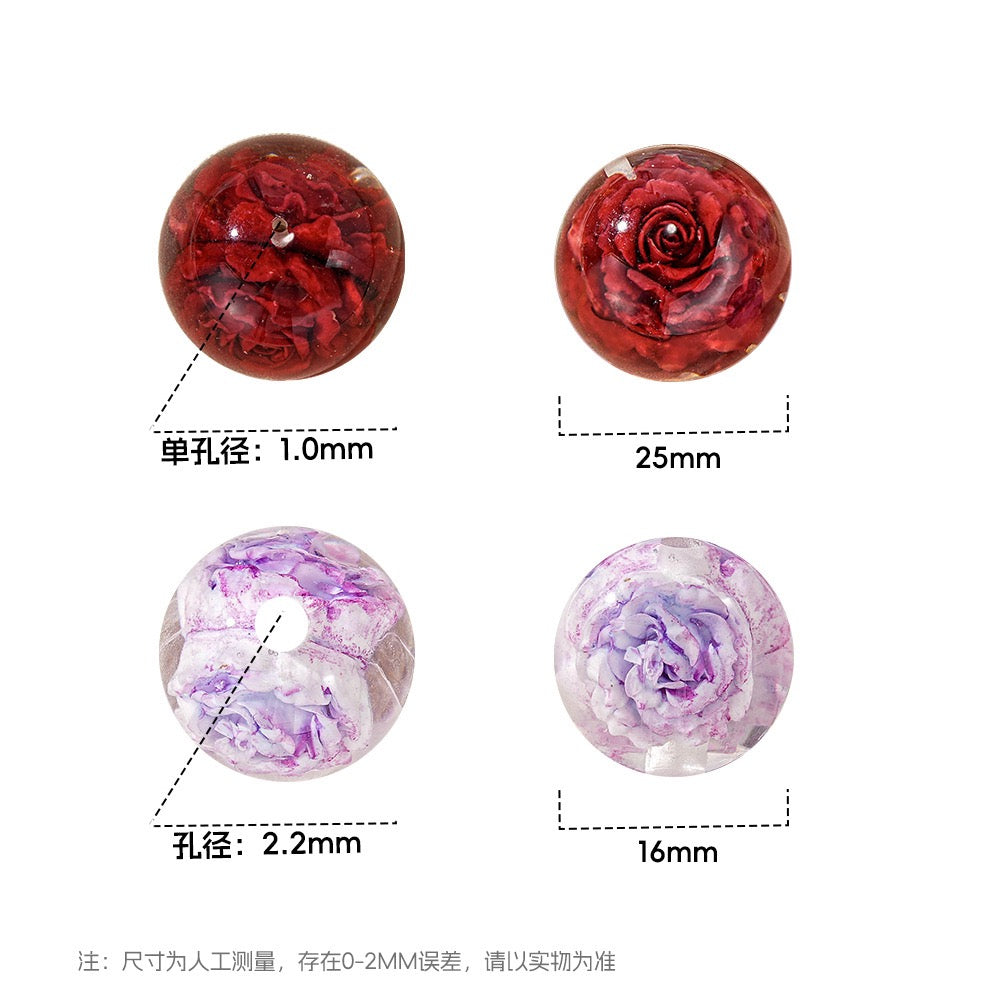 0.6‑Inch Flower Bead Charms