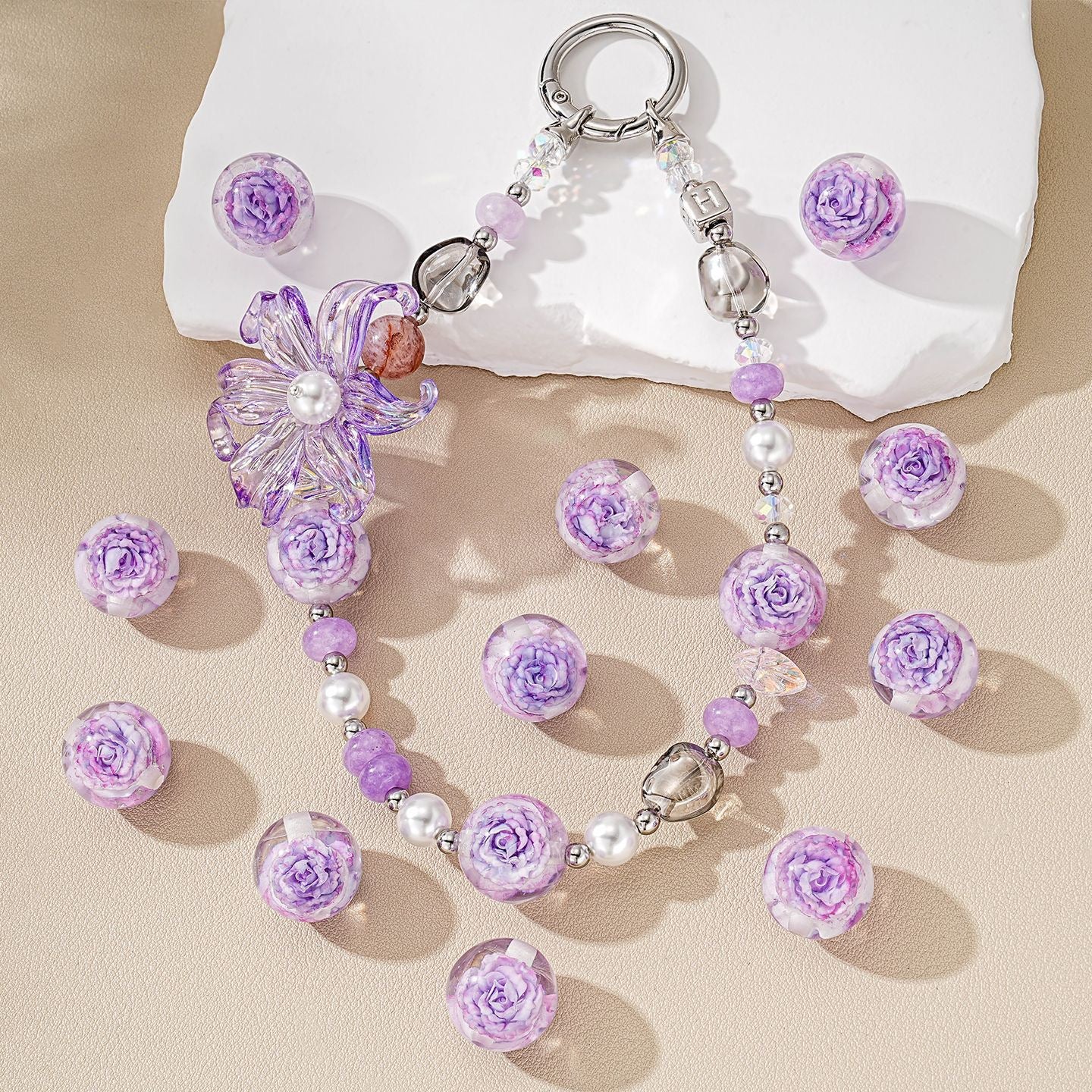 0.6‑Inch Flower Bead Charms