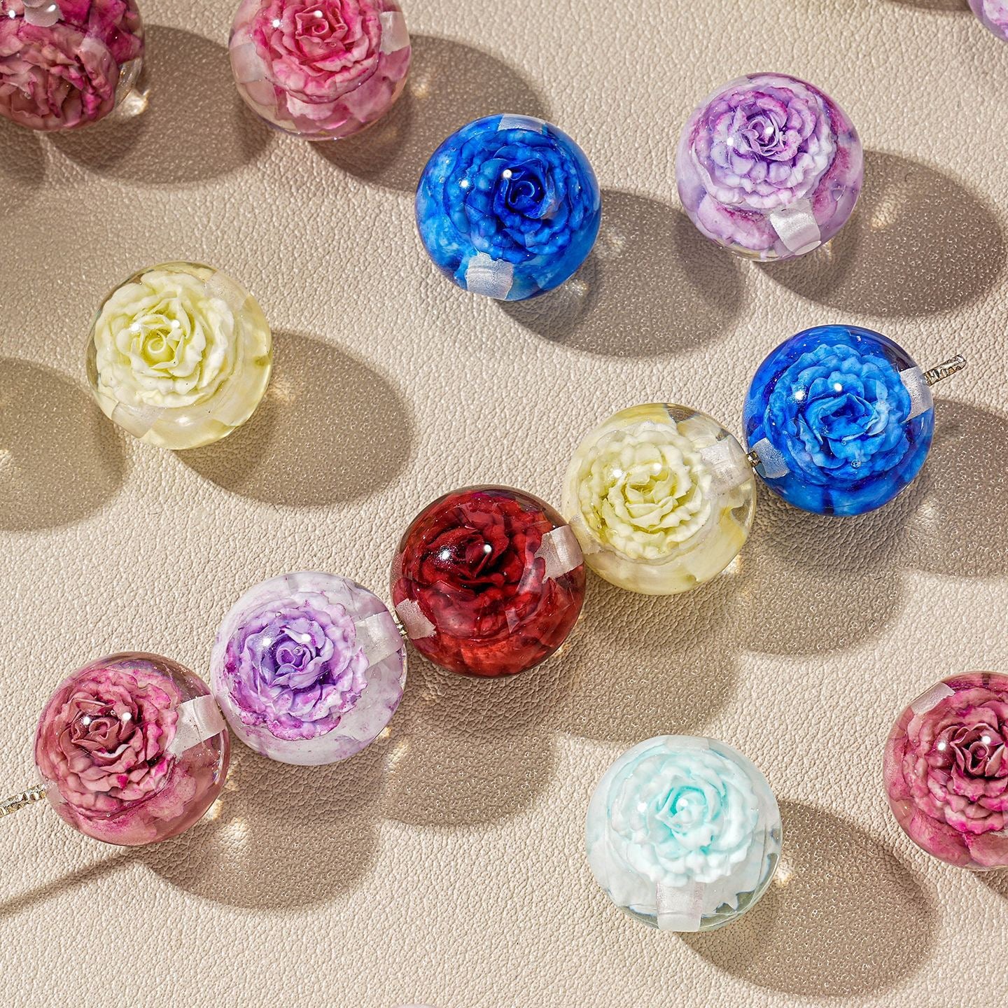 0.6‑Inch Flower Bead Charms