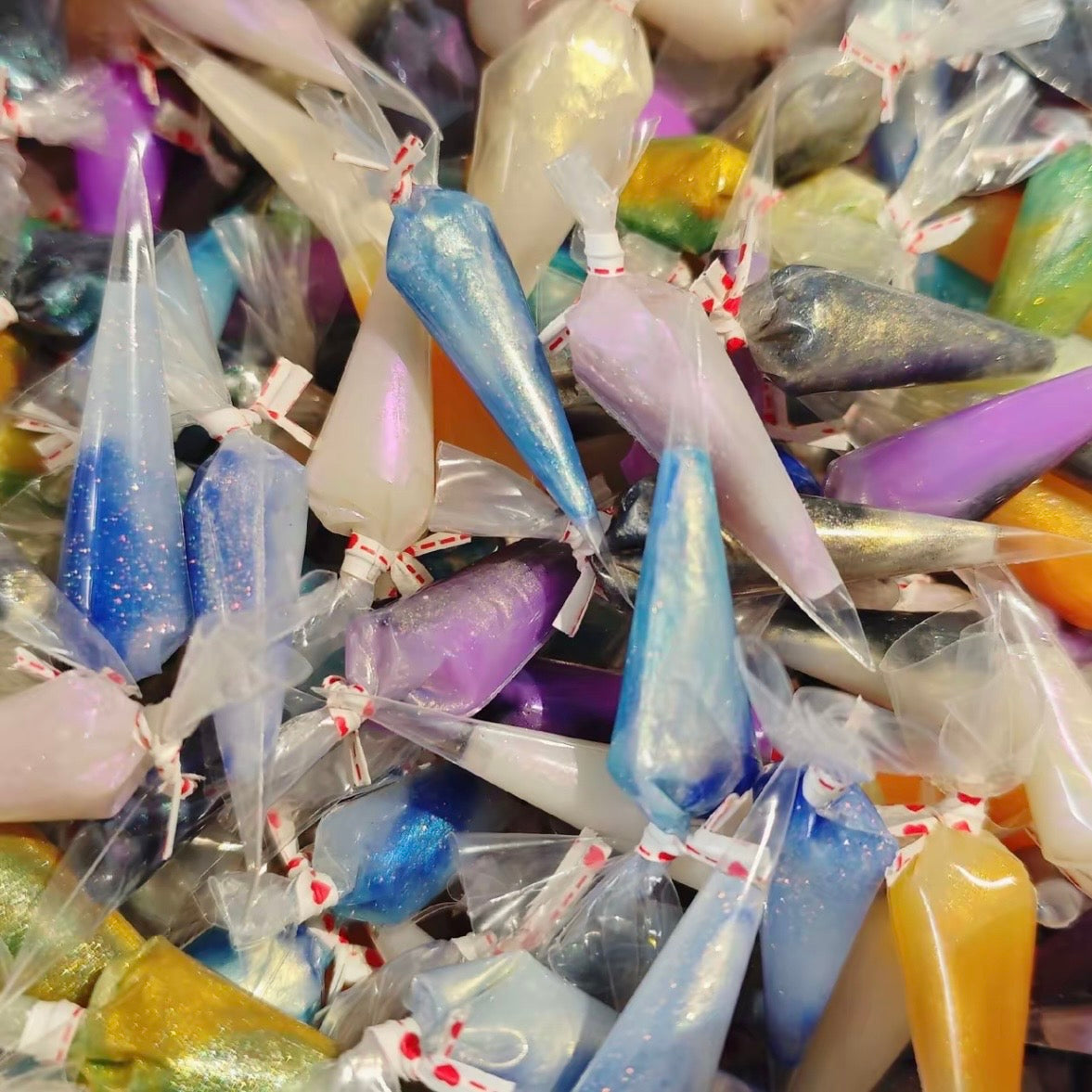 Super mini multi-color crystal cream glue