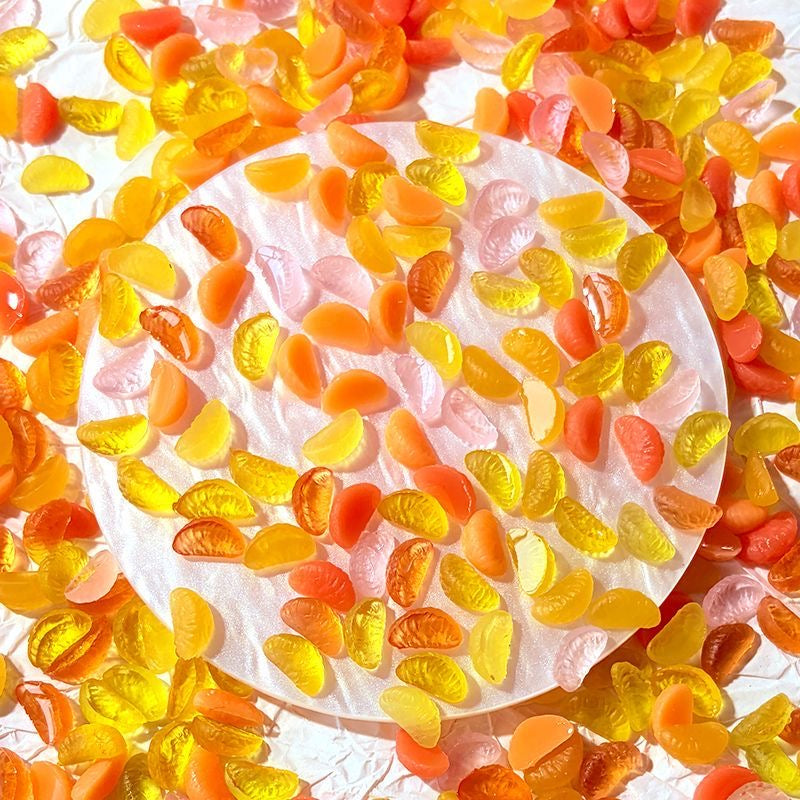 Mini Fruit Resin Charms | Miniature Food Play Accessories