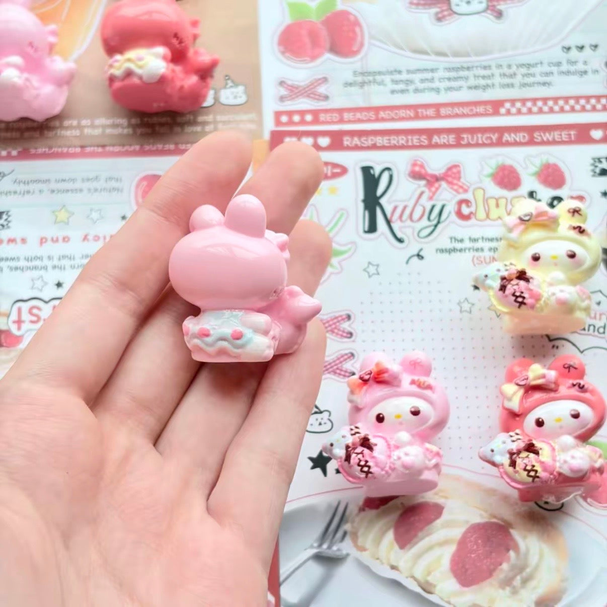 3D Melody resin cartoon charm