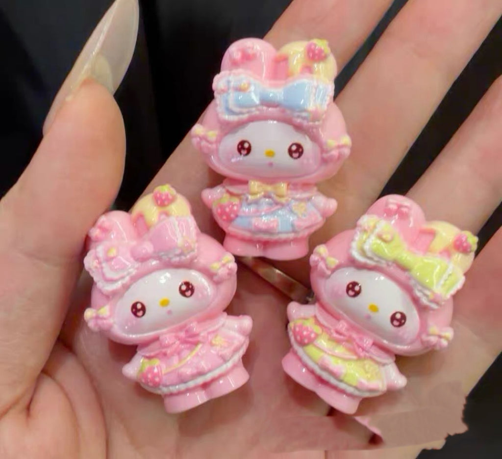 3D Melody resin cartoon charm