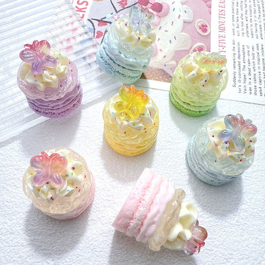 Butterfly cake resin cartoon accessories