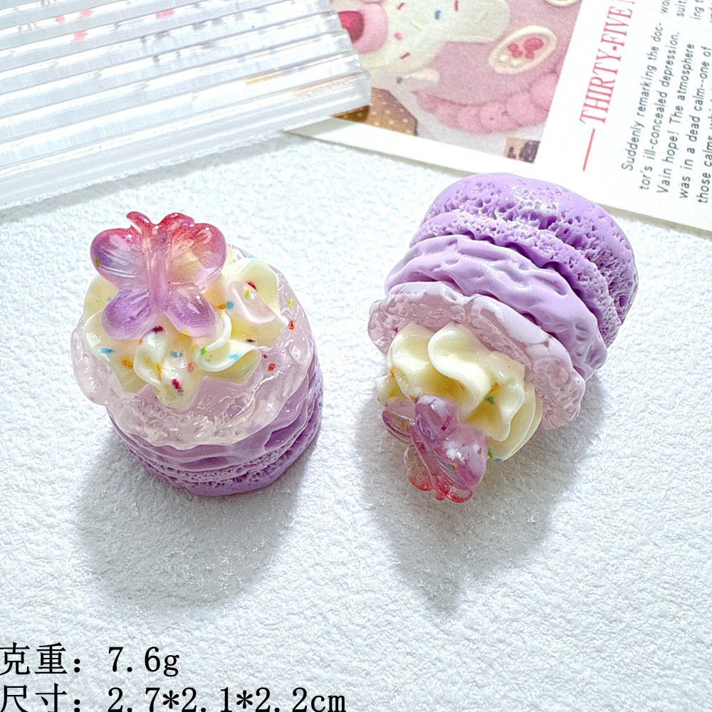 Butterfly cake resin cartoon accessories