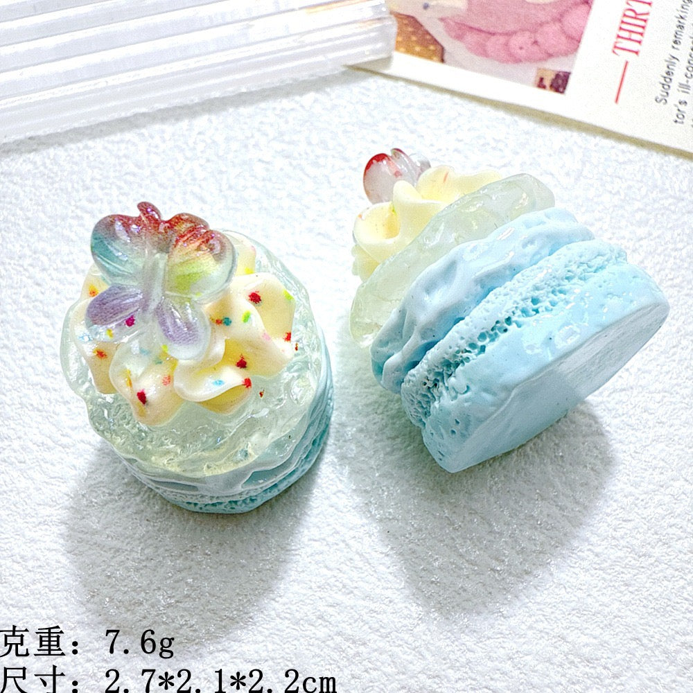 Butterfly cake resin cartoon accessories