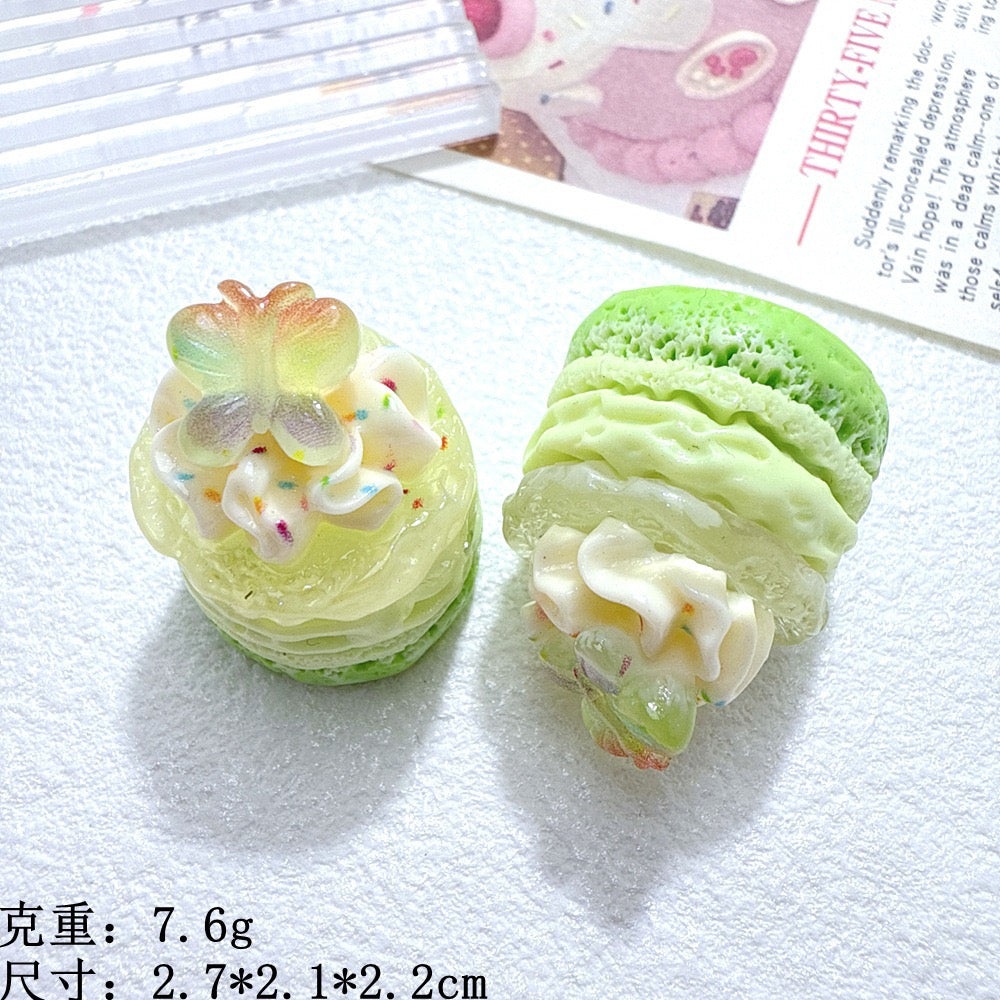 Butterfly cake resin cartoon accessories