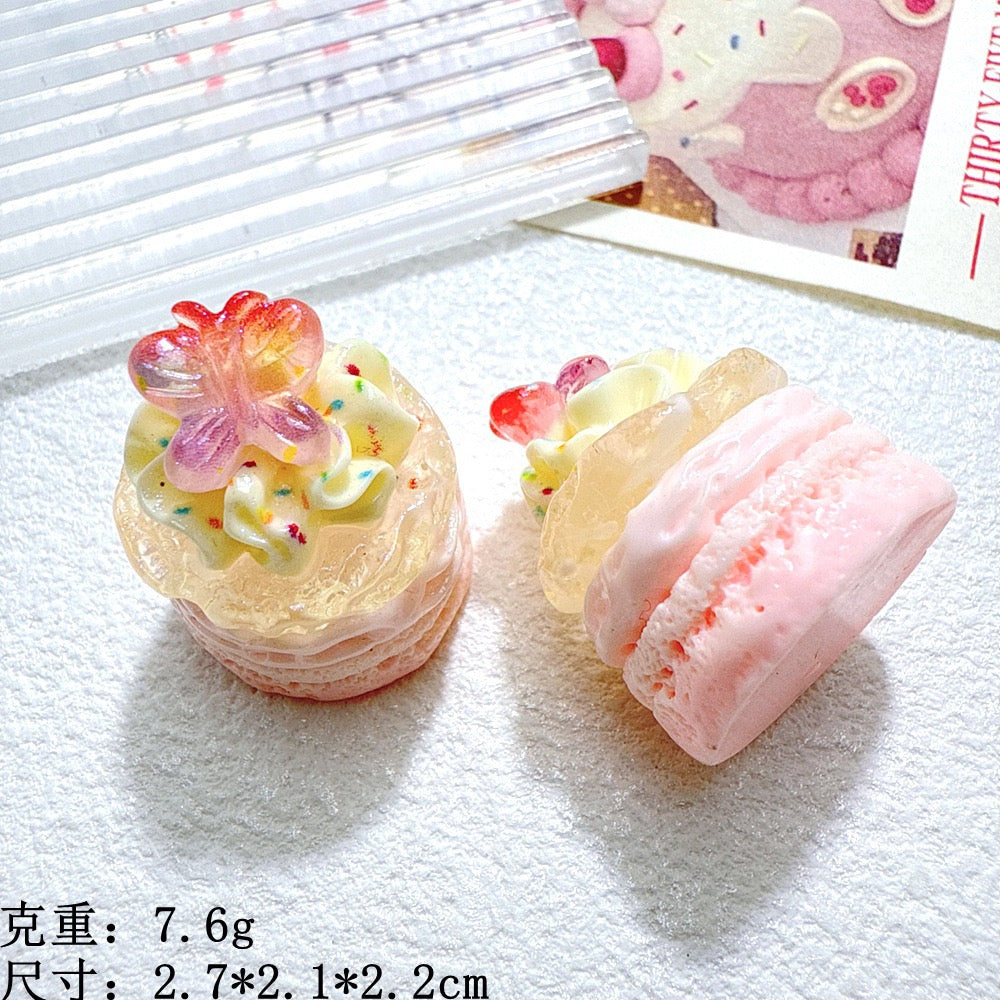 Butterfly cake resin cartoon accessories