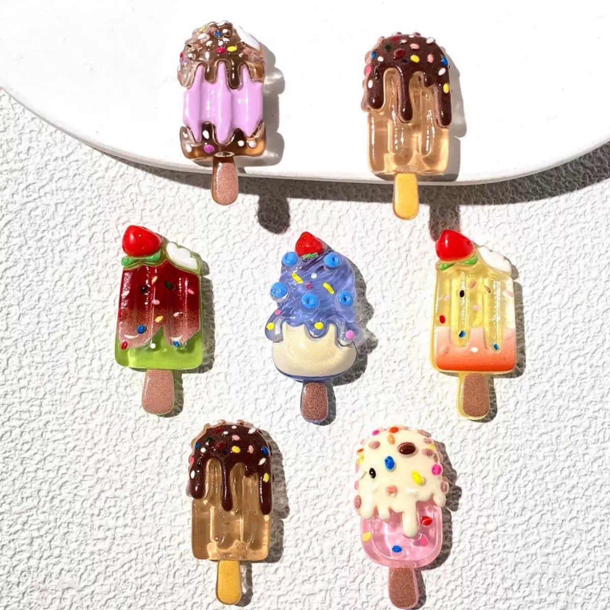 Luminous fruit ice cream