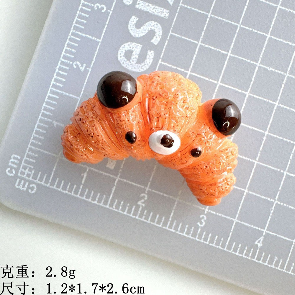 Bear bread Resin cartoon accessories