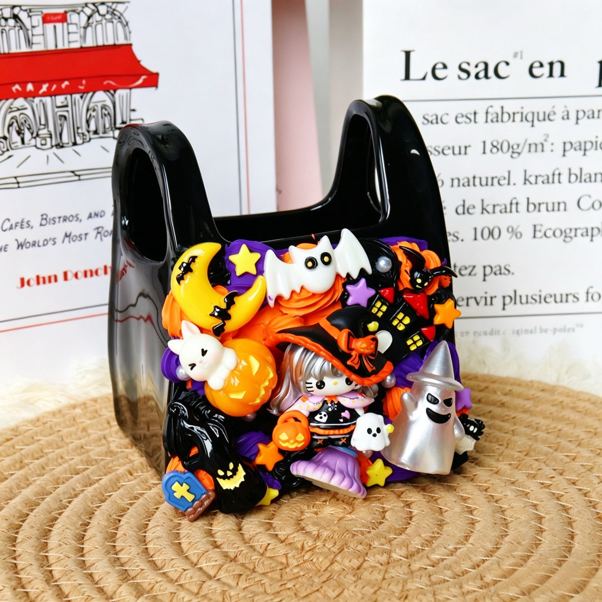 Halloween Handbag-Shaped Pen Holder