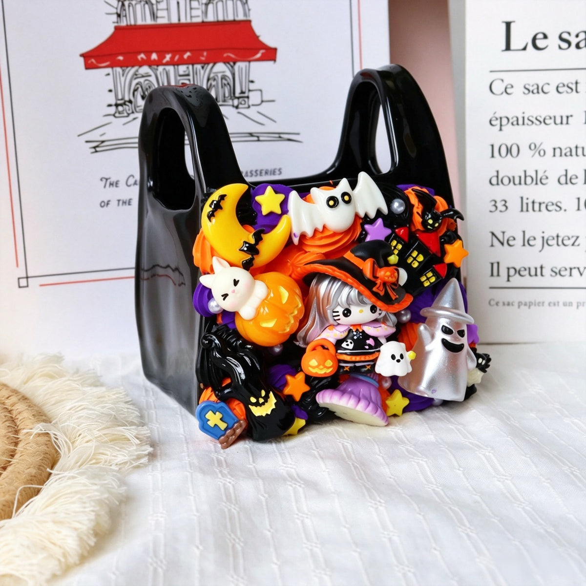 Halloween Handbag-Shaped Pen Holder