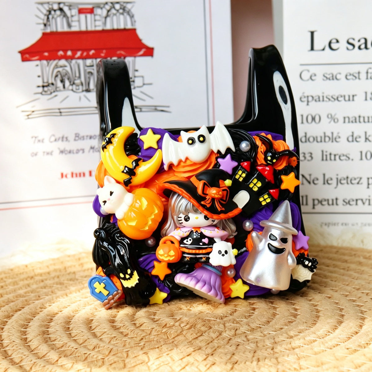 Halloween Handbag-Shaped Pen Holder