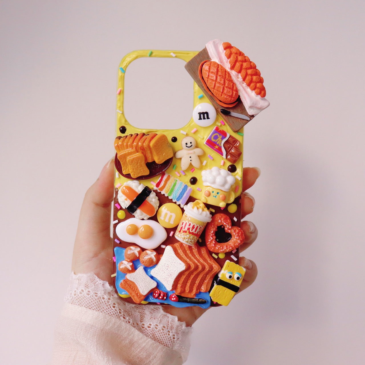 Food Play Series Cream Glue Mobile Phone Case (multiple styles)