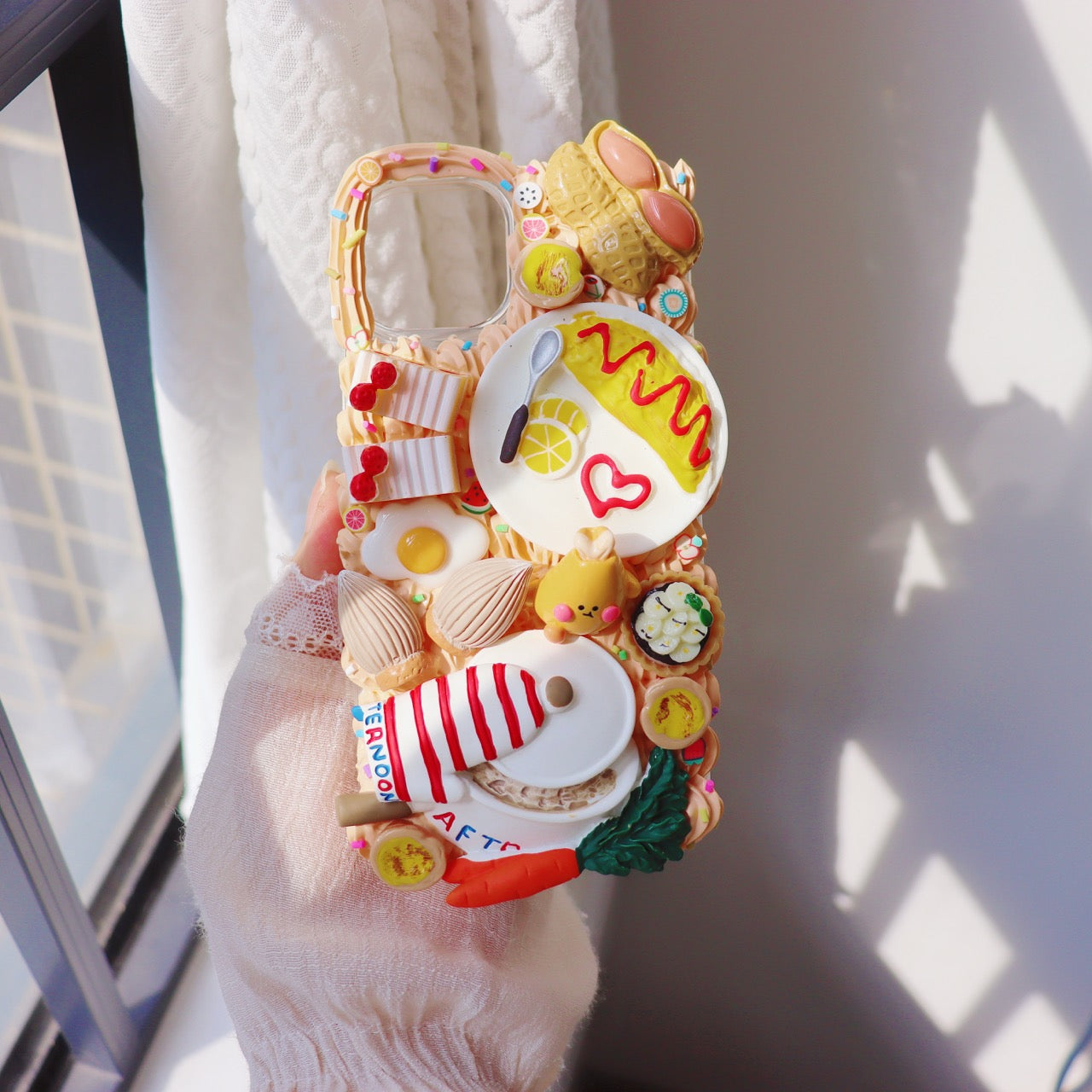Food Play Series Cream Glue Mobile Phone Case