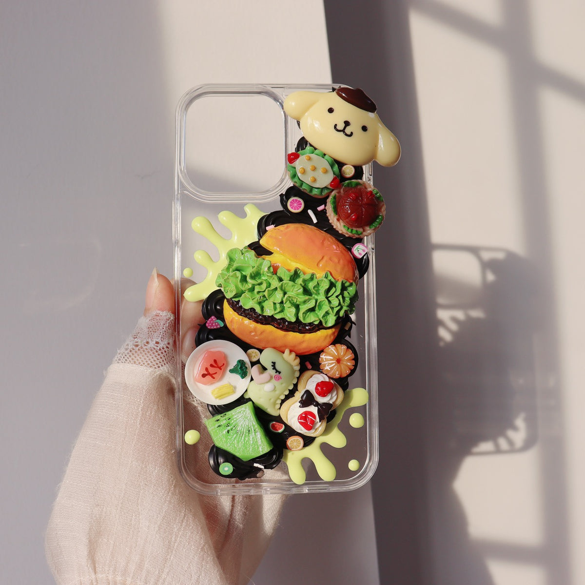 Handmade Cream Glue Case