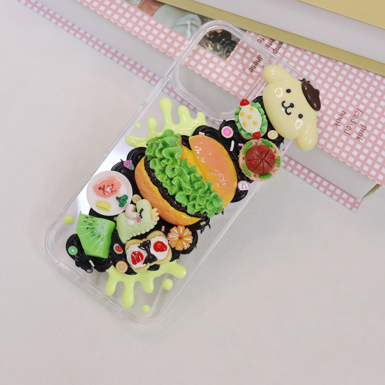 Handmade Cream Glue Case