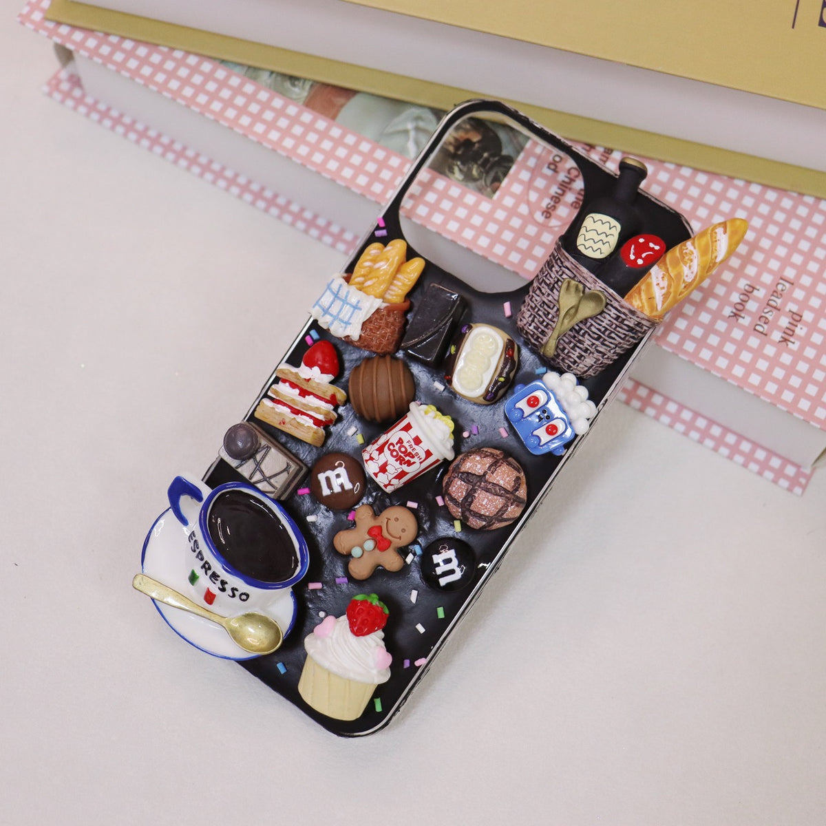Handmade Cream Glue Case