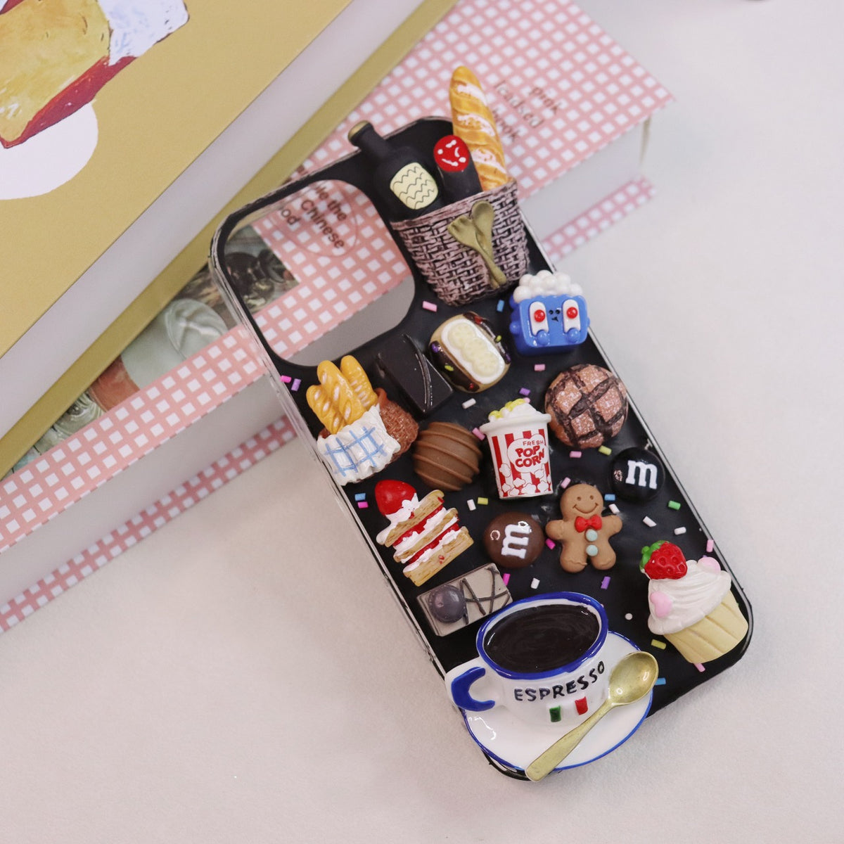 Handmade Cream Glue Case