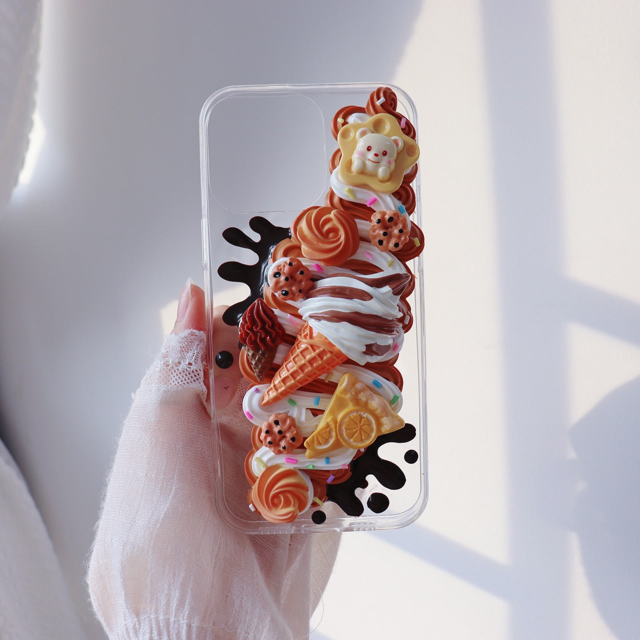 Food Play Series Cream Glue Mobile Phone Case (multiple styles)
