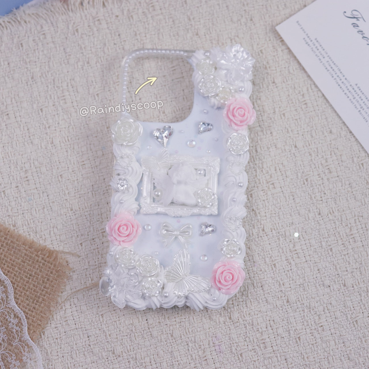 Gentle Dream · Pink and White Rose Shell