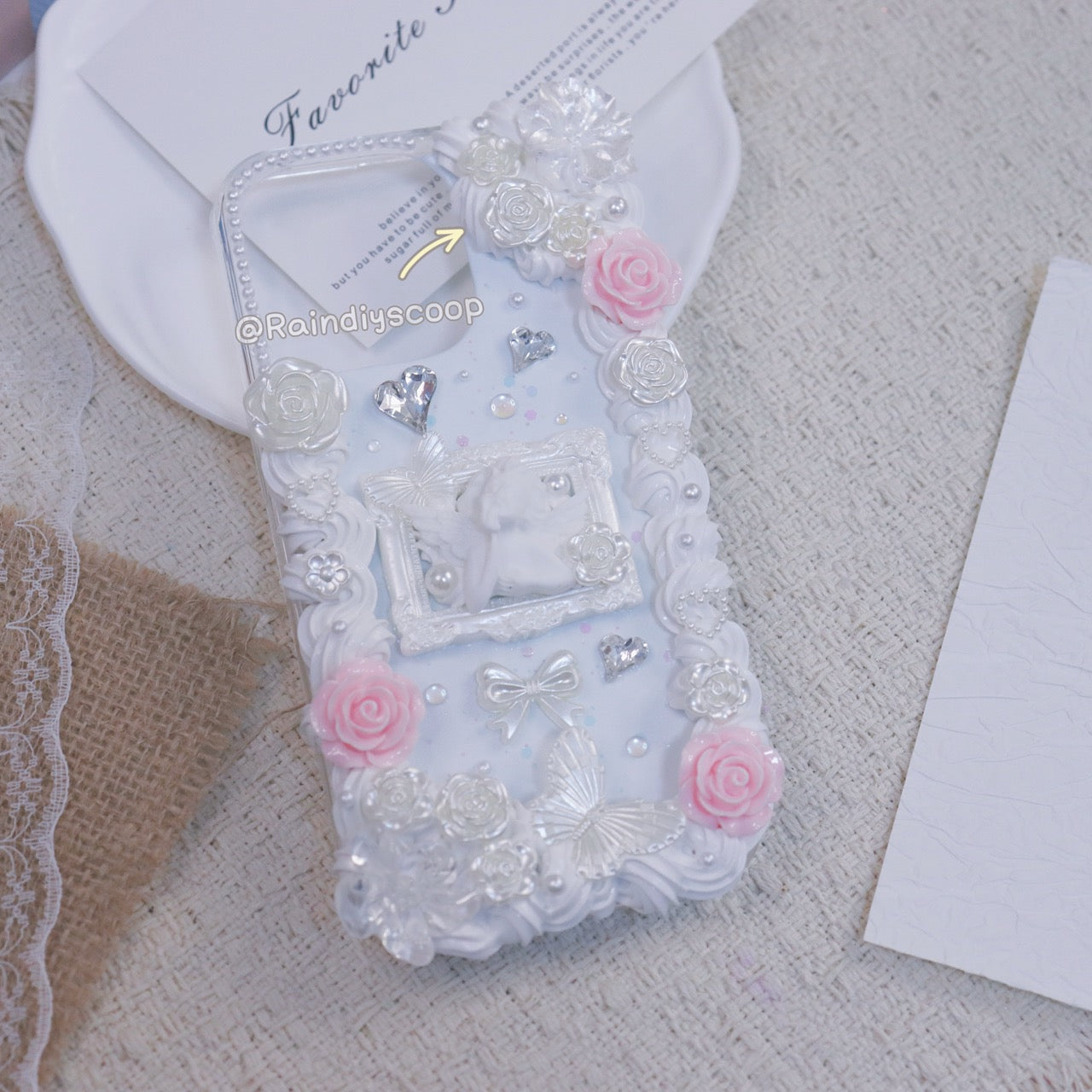 Gentle Dream · Pink and White Rose Shell