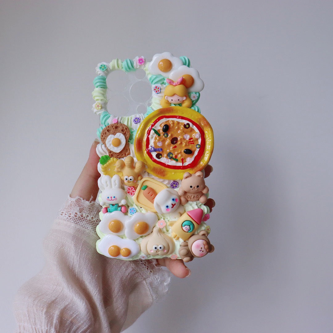 Food Play Series Cream Glue Mobile Phone Case (multiple styles)