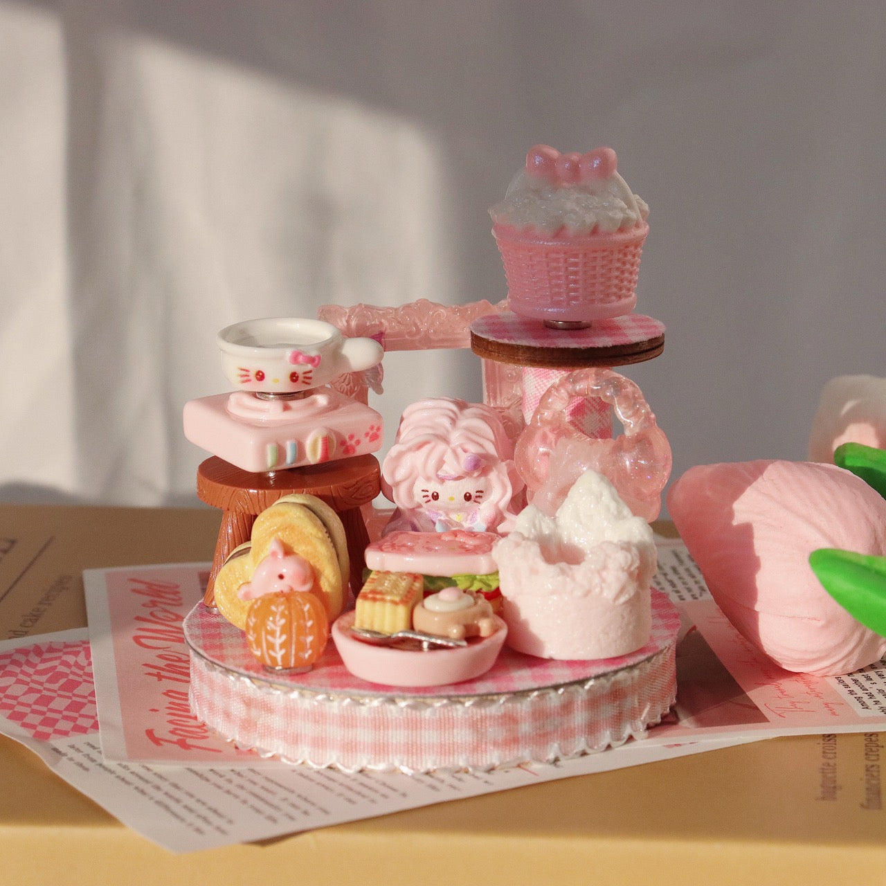 8cm 3D Mini Food Resin DIY Decorative Ornaments（various styles）
