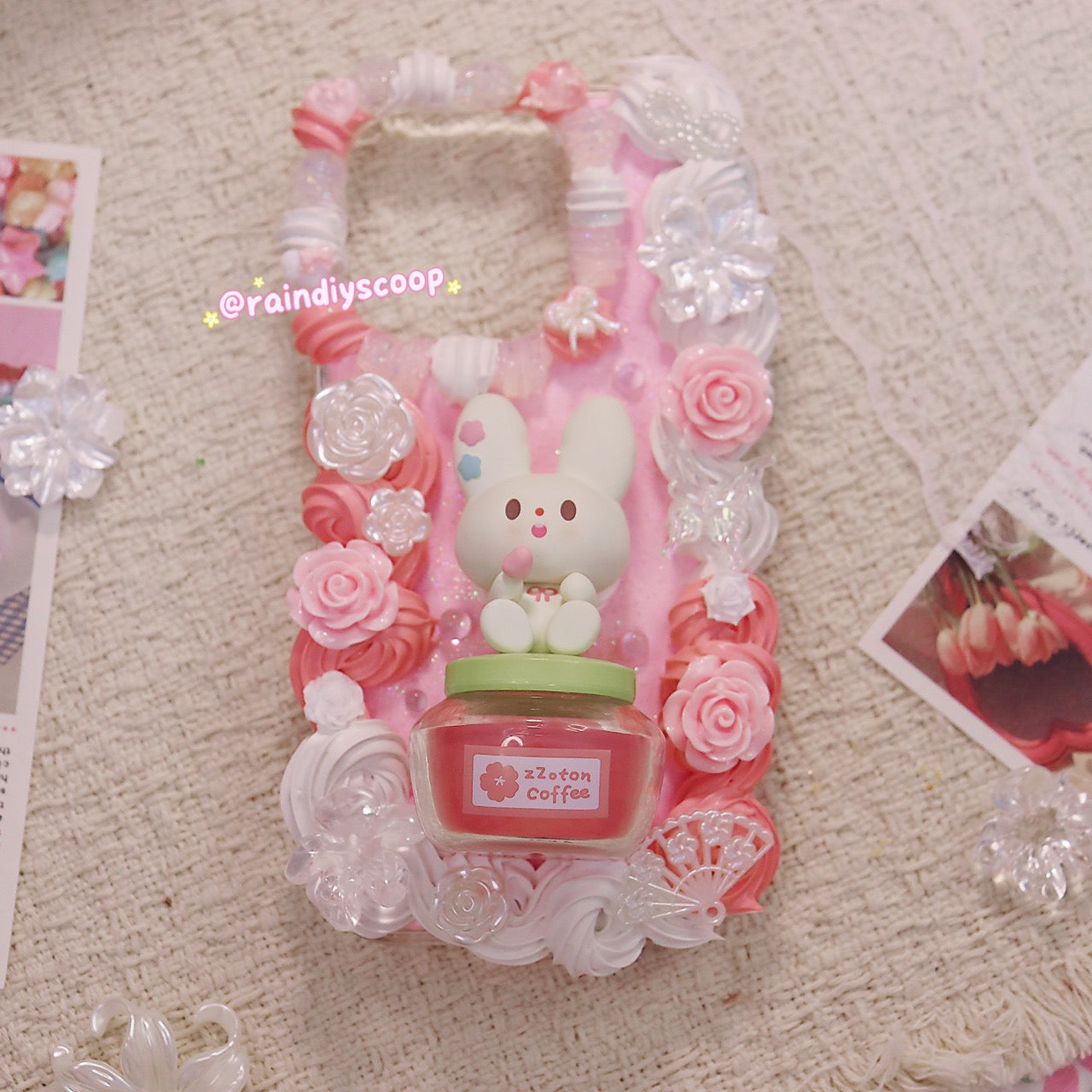 Strawberry jam cream gel mobile phone case